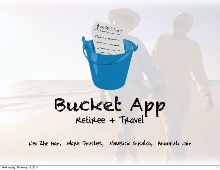 bucket app