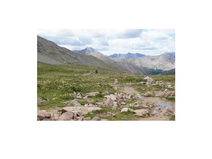 managing mountains for ecological services and