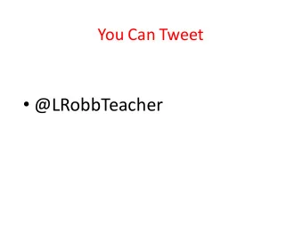@LRobbTeacher  Lets Rethink How We Educate  Students  Teaching Reading and Writing in the 21