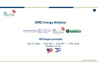 AGENDA  2 Noon (EST)  12:05 PM: Introductory Remarks  Dr. Eitan Yudilevich, Executive Director,