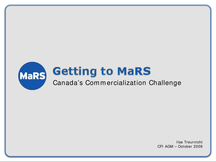 canada s commercialization challenge