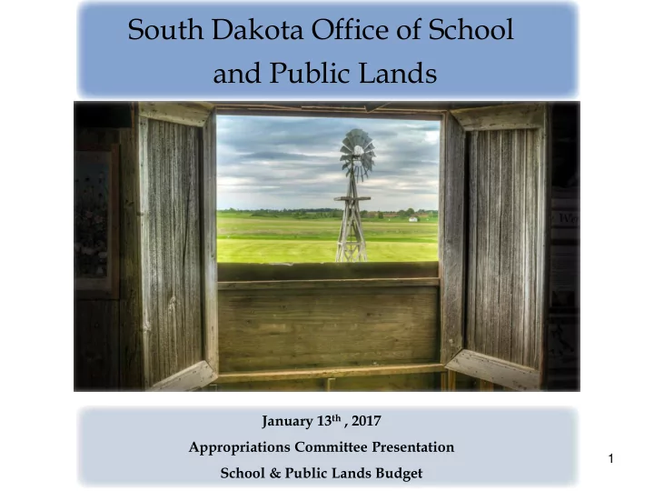 south dakota office of school