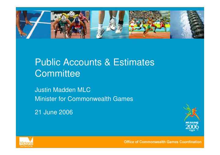 public accounts estimates committee