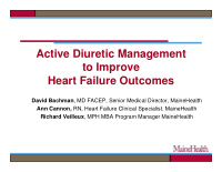 active diuretic management to improve heart failure