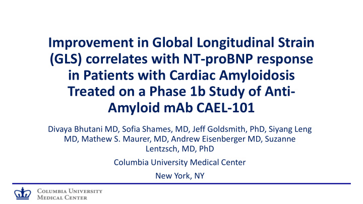 in patients with cardiac amyloidosis