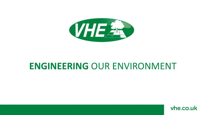 engineering our environment contents