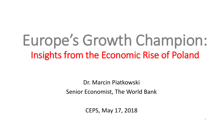 europe s growth champion