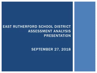 PRESENTATION  SEPTEMBER 27, 2018  Measuring  PARCC RESULTS:  College and  Career  YEAR FOUR