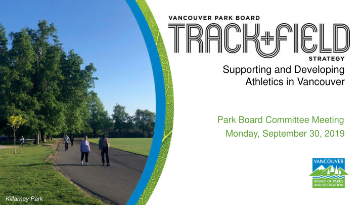 supporting and developing athletics in vancouver