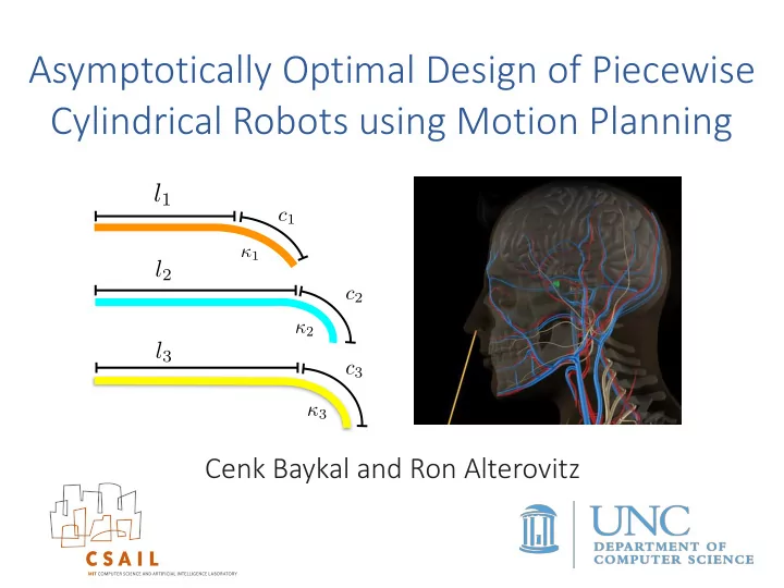 asymptotically optimal design of piecewise cylindrical