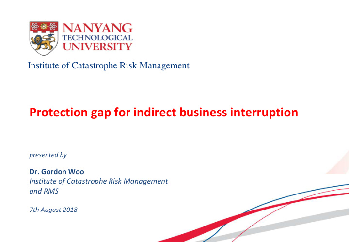 protection gap for indirect business interruption