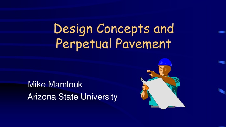 design concepts and perpetual pavement