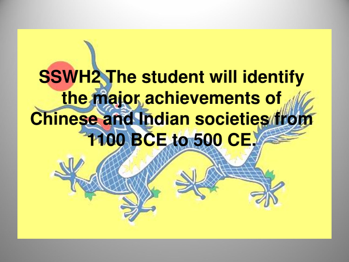 chinese and indian societies from