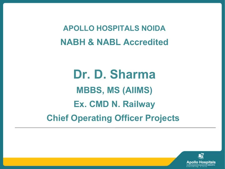 dr d sharma