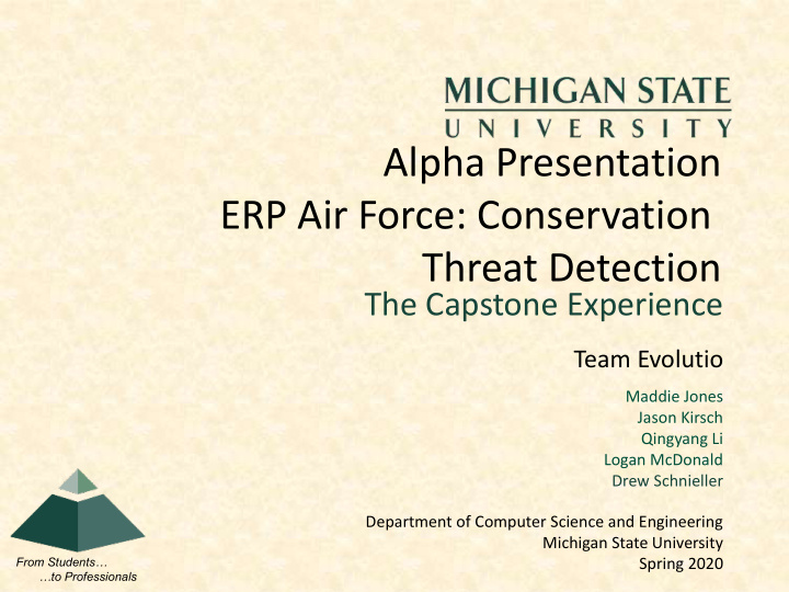 erp air force conservation