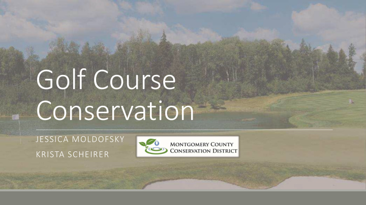 golf course conservation