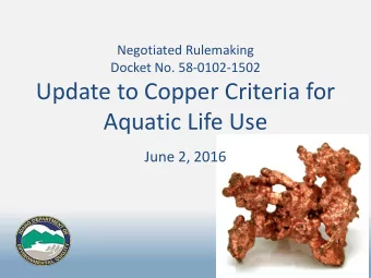 June 2, 2016  Outline  Review of Options  Review of Comments Received  Proposed Direction