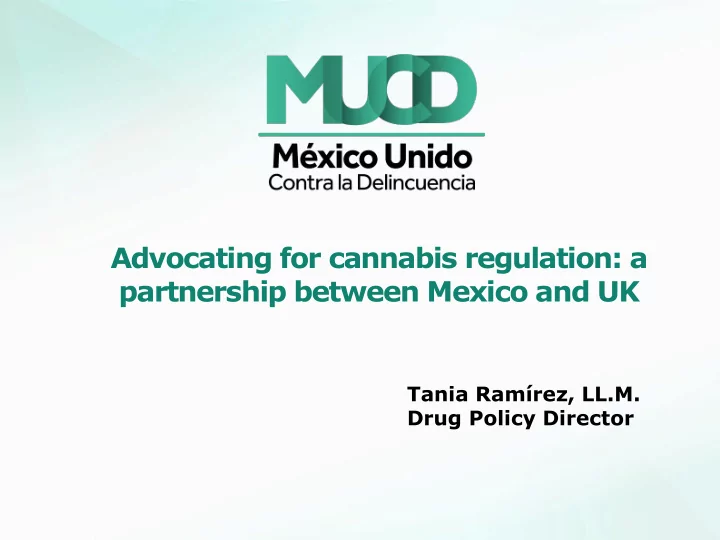 advocating for cannabis regulation a partnership between
