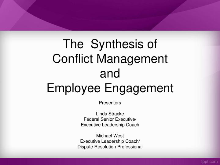 the synthesis of conflict management and employee