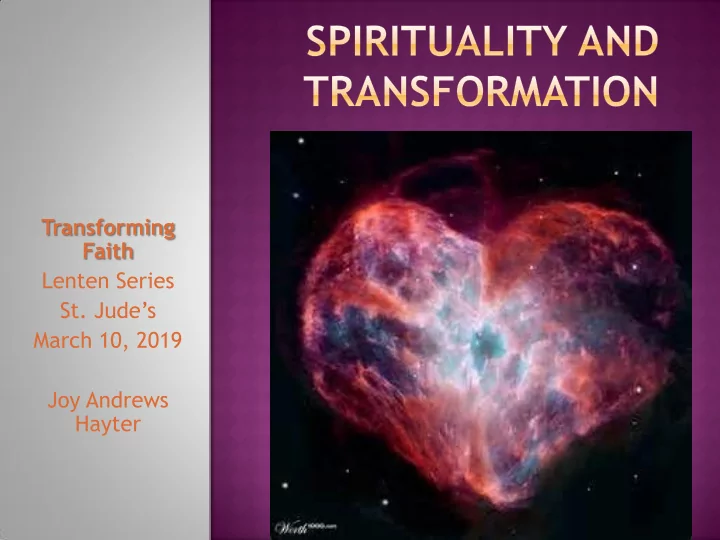 lenten series