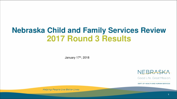 2017 round 3 results