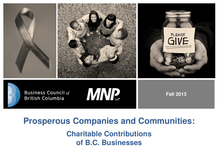 prosperous companies and communities