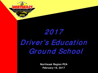 School  Ground Sc  Northeast Region PCA  February 18, 2017  Agenda   Introductions   HMS