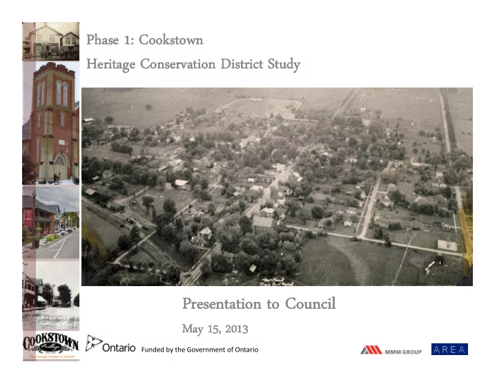 presentation to council presentation to council