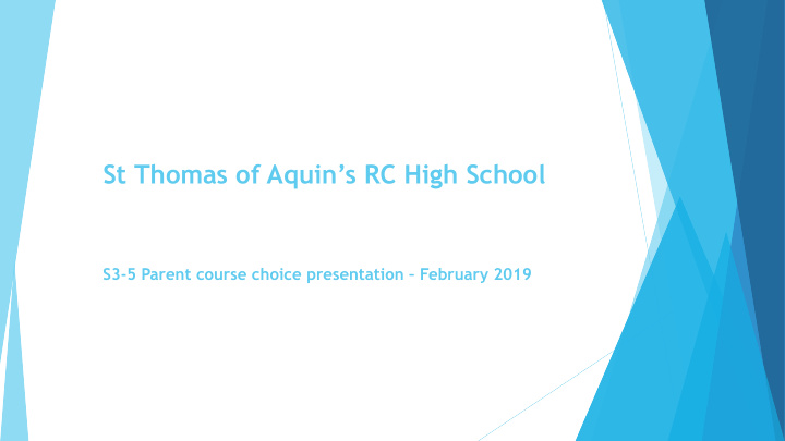 st thomas of aquin s rc high school