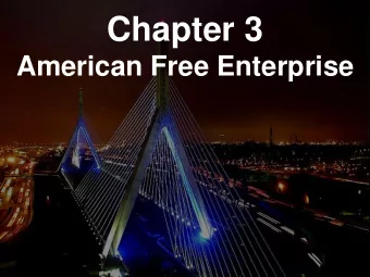 Chapter 3  American Free Enterprise  Section 1-  Benefits of  Free Enterprise  Constitutional