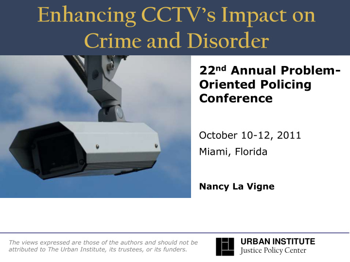 enhancing cctv s impact on crime and disorder