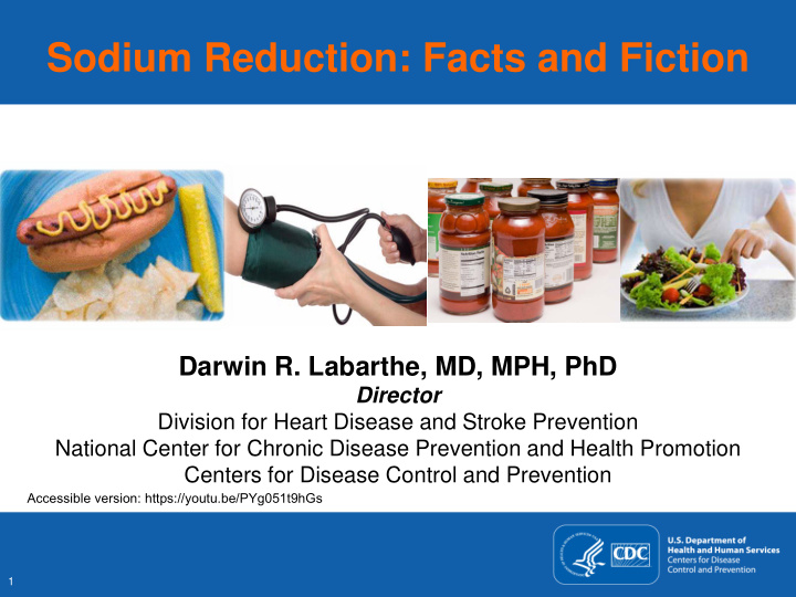 sodium reduction facts and fiction