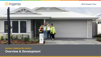 Overview &amp; Development  Table of Contents    1  Simon Owen, CEO  Business Overview