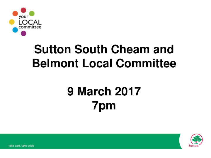 sutton south cheam and belmont local committee 9 march