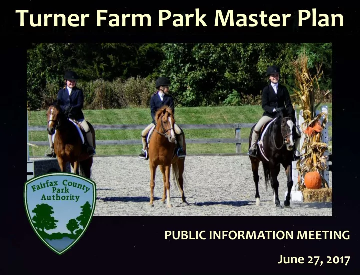 turner farm park master plan