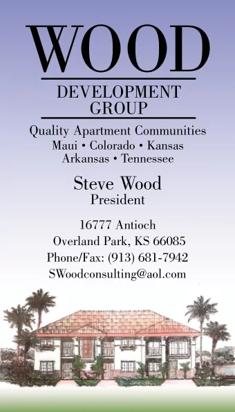 WOOD  DEVELOPMENT  GROUP  Quality Apartment Communities Maui  Colorado  Kansas Arkansas