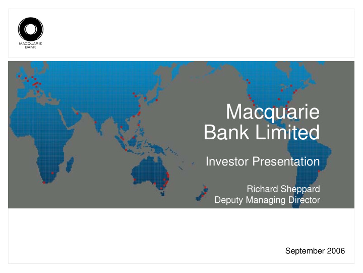 macquarie bank limited