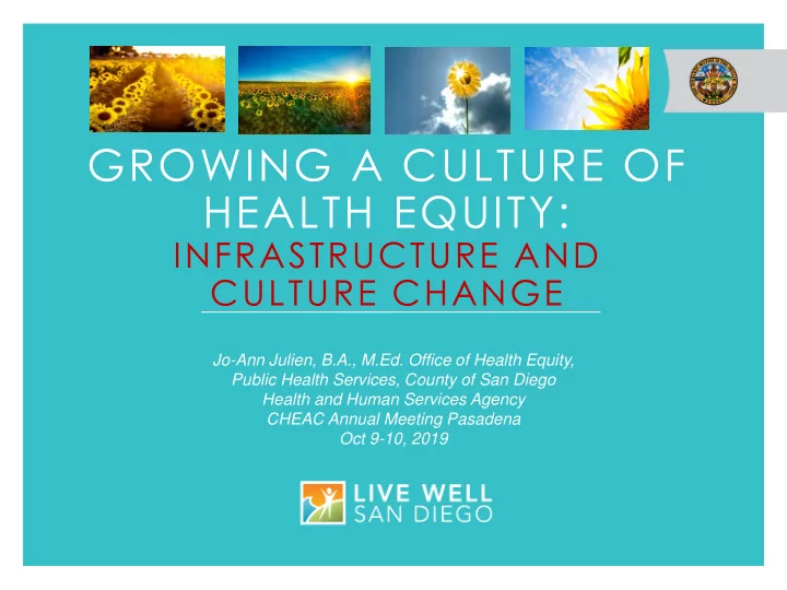 health equity