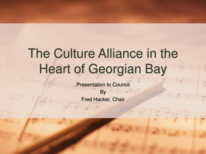 the culture alliance in the