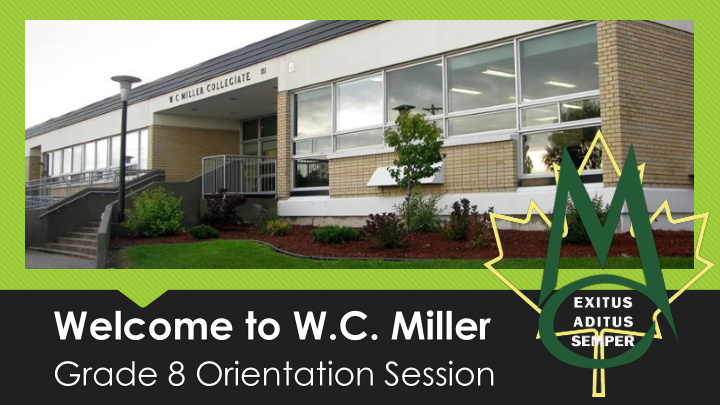 welcome to w c miller