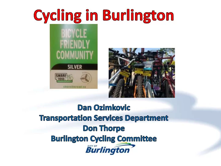 we have close to 200km of cycling facilities including 48