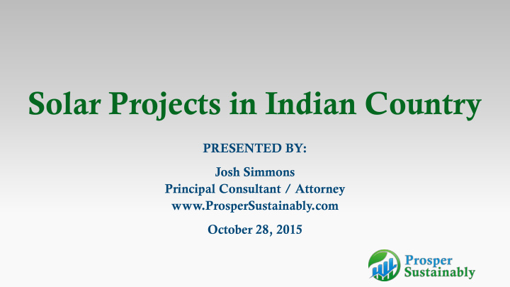 solar projects in indian country