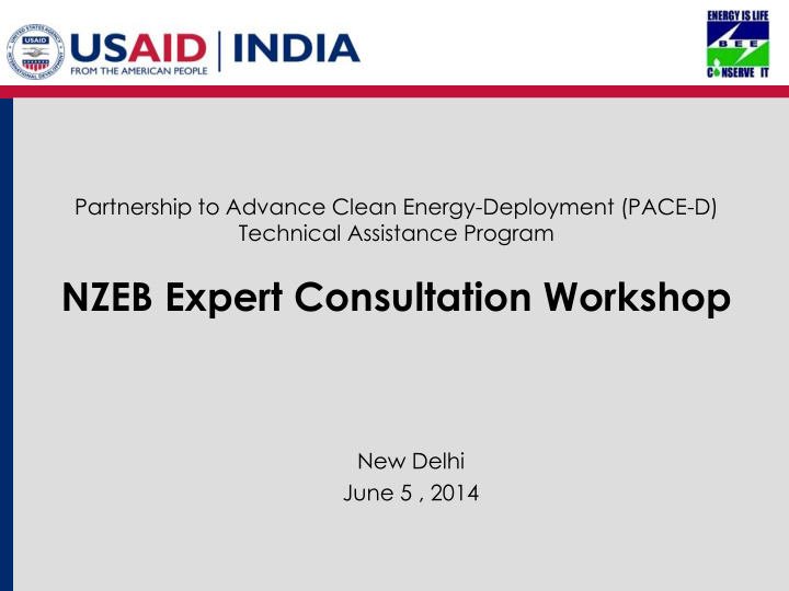 nzeb expert consultation workshop