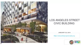 LOS ANGELES STREET  LOS ANGELES STREET  CIVIC BUILDING  CIVIC BUILDING  JANUARY 29, 2019  MAYORS