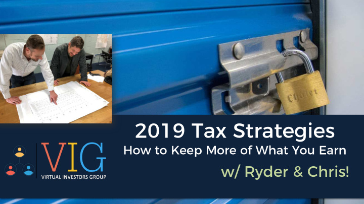 2019 tax strategies
