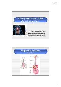 pathophysiology of the digestive system