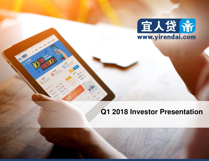 q1 2018 investor presentation