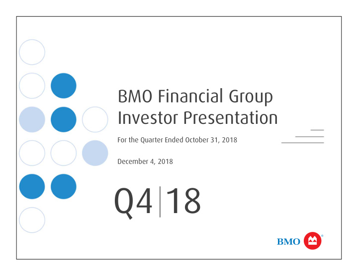 q4 18 forward looking statements non gaap measures