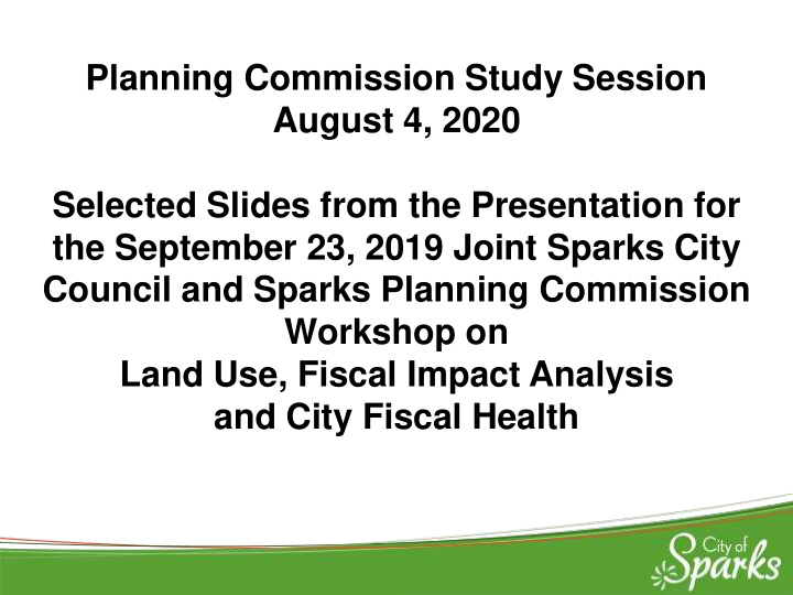 planning commission study session