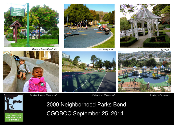 2000 neighborhood parks bond cgoboc september 25 2014